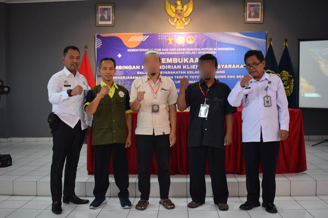 Pembukaan kegiatan Bimbingan kemandirian Klien Bapas Semarang