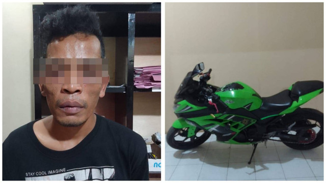 Pelaku dan barang bukti yang berhasil diamankan Polisi. | Foto: Dok Polresta Bandar Lampung