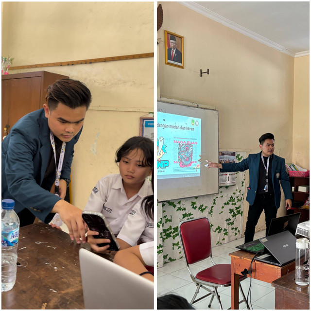 Pengenalan dan Pelatihan Software Design Canva di kelas V SDN Madyotaman Surakarta  Senin (29/7/2024) (foto: dok/KKN).