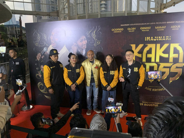 Acara press screening film Kaka Boss di XXI Epicentrum, Kamis (22/8/2024). Foto: Vincentius Mario/kumparan