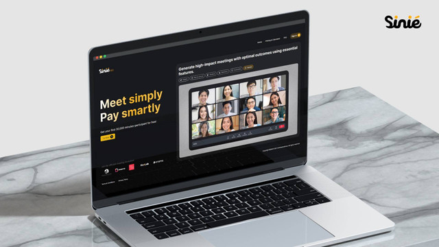 Sinie siap jadi alternatif Zoom, Google Meet dan Microsoft Teams Fpto: Dok.Sinie
