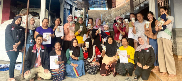 Sosialisasi dan Edukasi Snack Bar di Posyandu Majangtengah, Dampit./dok.pri