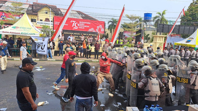 Pelatihan Sispamkota Polresta Pekalongan (dok. Humas Rutan Pekalongan/Riyanto)