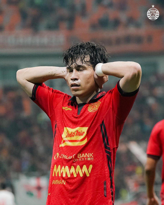 Ryo Matsumura usai bikin gol ke gawang Persis Solo. Dok: Instagram @persija