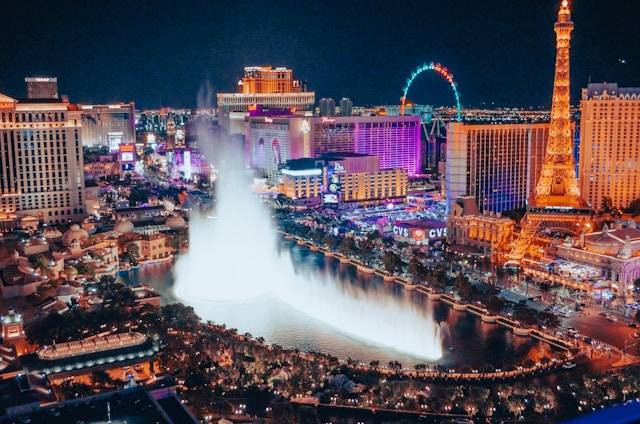 Bellagio Fountain, tempat wisata di Las Vegas. Sumber: Unsplash/Yves Scheuber