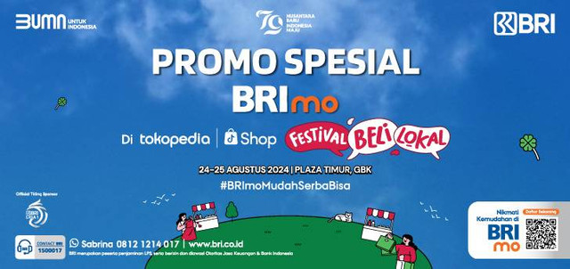 Promo spesial Festival Beli Lokal 2024. Foto: BRI