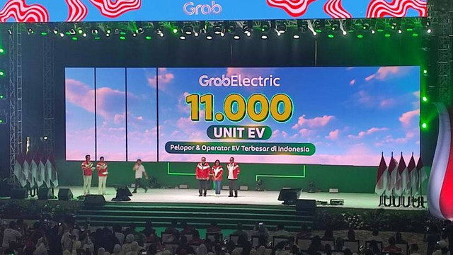 Kegiatan Grab Indonesia #PercayaIndonesia Merdeka dari Polusi di Ecovention Hall Ancol, Jakarta Utara, pada Senin (26/8/2024). Foto: Rachmadi Rasyad/kumparan