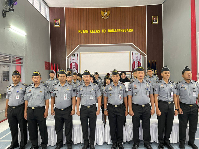 Apel Perdana Menkumham: Rutan Banjarnegara Siap Wujudkan Kolaborasi, Integritas 