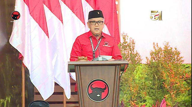 Sekretaris Jenderal DPP PDIP, Hasto Kristiyanto | Foto : Tangkap layar live youtube DPP PDIP