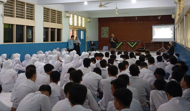 Pemberian Materi Program P5 di SMA Muhammadiyah 5 Jakarta