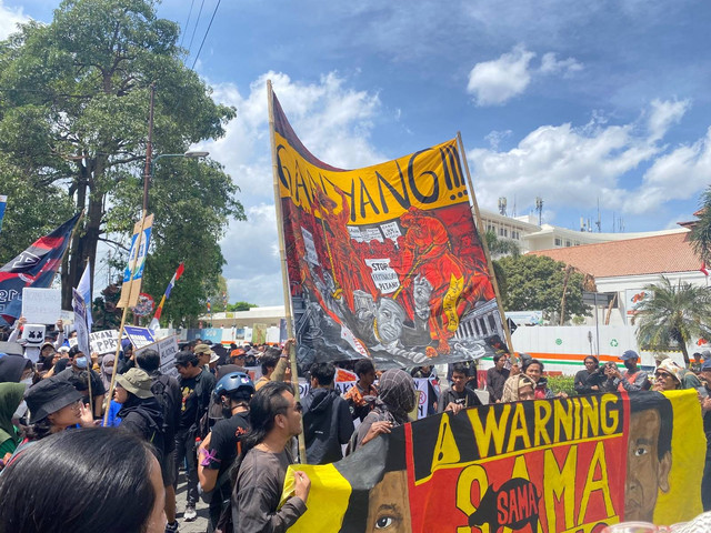 Aksi 'Jogja Memanggil' kembali digelar di sepanjang Jalan Malioboro, Selasa (27/8). Foto: Resti Damayanti/Pandangan Jogja