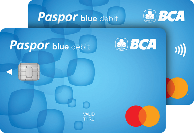 Ilustrasi kartu debit BCA Blue. Foto: BCA