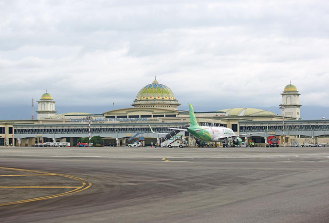 Bandara Sultan Iskandar Muda yang menjadi salah satu pintu utama dalam PON XXI di Aceh yang akan dibuka pada 9 September 2024. Foto: Dok. Angkasa Pura