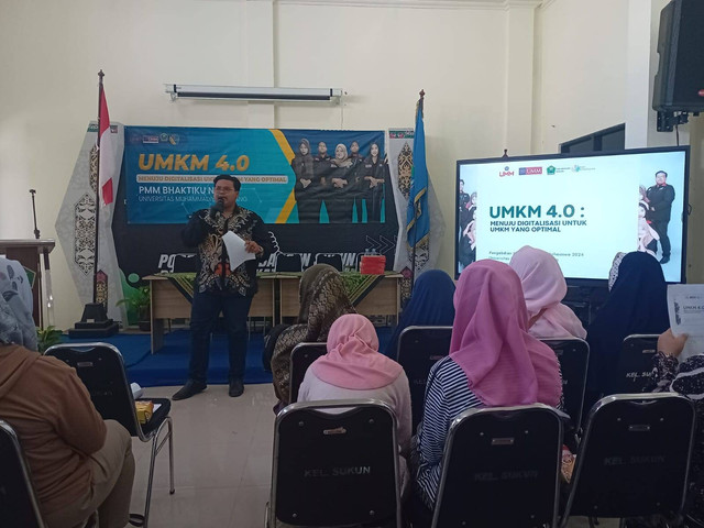 Sosialisasi kesadaran penggunaan platform digital untuk UMKM. Foto: Dokumentasi Pribadi