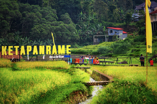 Desa Ketapanrame, Kecamatan Trawas, Kabupaten Mojokerto sebagai salah satu desa binaan BRI lewat program Desa BRILiaN. Foto: Dok. BRI