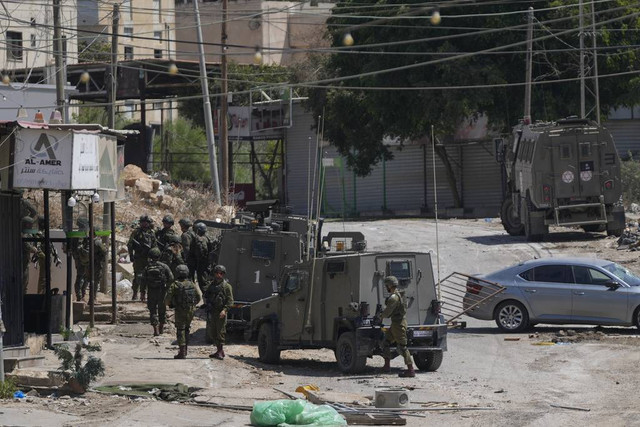 Operasi Militer Israel di Tepi Barat Foto: AP Photo/Nasser Nasser