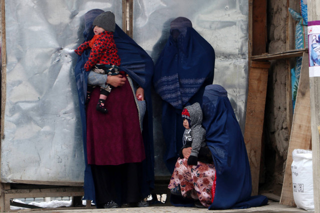  Ilustrasi perempuan Afghanistan. Foto: AFP