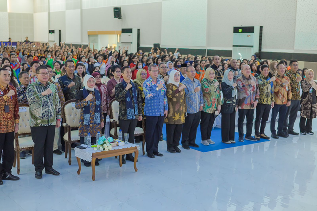 Kemnaker bersama BPJS Ketenagakerjaan pada sosialisasi Permenaker Nomor 4 Tahun 2023 di Malang. Foto: Dok. BPJS Ketenagakerjaan