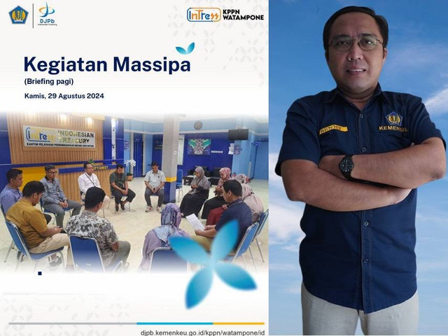 Ilustrasi: Sharing Session Peningkatan Kesadaran Keamanan Informasi Kepada Pegawai KPPN Watampone