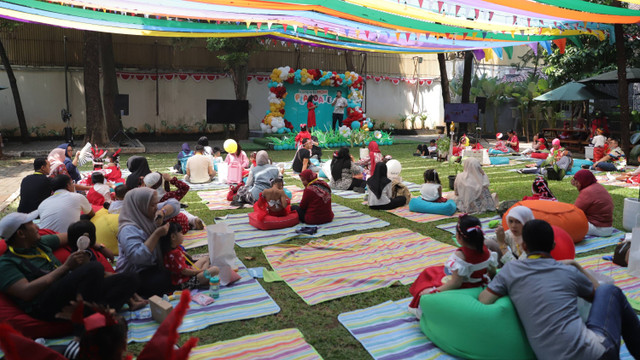 Suasana kumparanMOM Playdate di kumparan, Pasar Minggu, Jakarta, Sabtu (31/8/2024). Foto: Jamal Ramadhan/kumparan