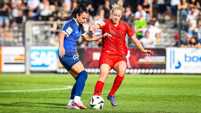 Laga pembuka Liga Jerman Wanita 2024/25 antara FCC Turbine Postdam vs Bayern Muenchen. Foto: Dok. fcbayern.com