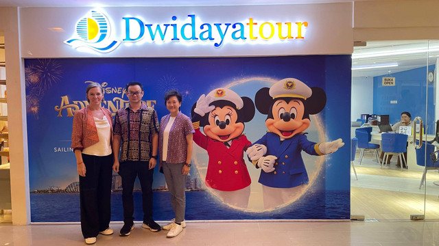 Kolaborasi Dwidayatour dengan Disney Cruise. Foto: Dwidayatour