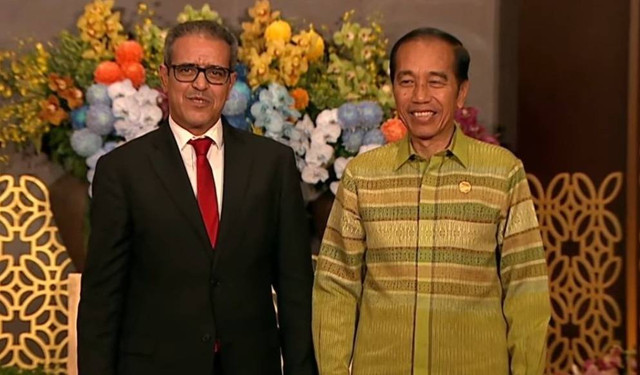 Presiden Joko Widodo (Jokowi) menghadiri acara gala dinner kepala negara dan delegasi Indonesia Africa Forum (IAF), Minggu (1/9) malam di Bali. Dok: YouTube Setpres