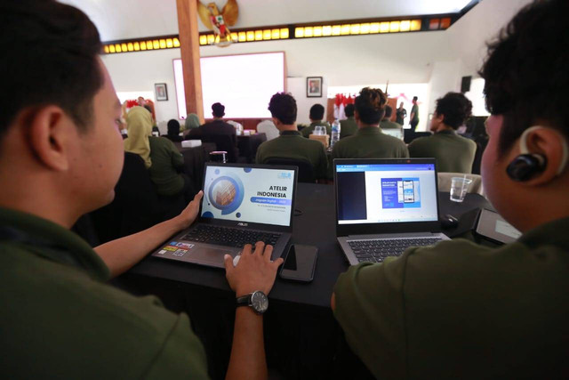 Pelatihan di program inkubasi Jagoan Digital. Foto: dok. Pemkab Banyuwangi