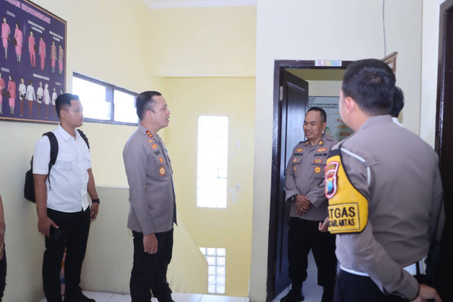 Kapolres Tulungagung Kunjungi Mapolsek Pagerwojo