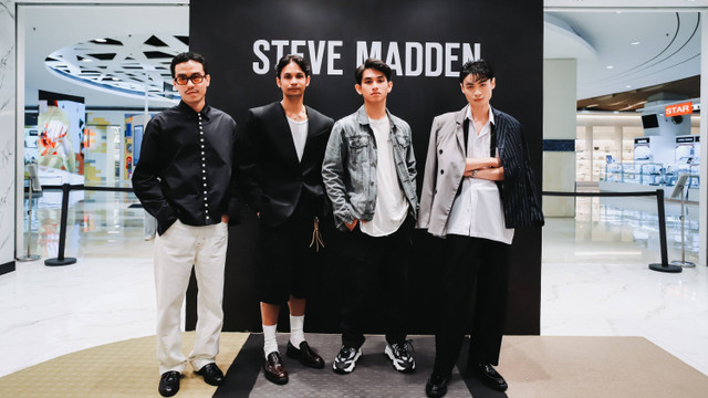 Brand sepatu Steve Madden meluncurkan koleksi sepatu pria untuk pertama kali di Indonesia. Foto: Dok. Steve Madden Indonesia