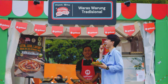 Waras Warung Tradisional di Festival Beli Lokal Tokopedia. Foto: dok. GoFood