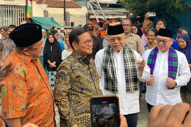 Bacagub dan Bacawagub Jakarta Pramono Anung-Rano Karno tiba di Museum MH Thamrin, Jakarta, Selasa (3/9/2024). Foto: Alya Zahra/Kumparan