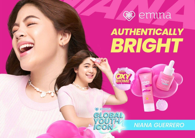 Niana Guerrero ditunjuk sebagai Brand Ambassador Emina. Foto: Emina Cosmetics