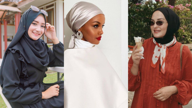 Menilik ragam model hijab dari berbagai dunia. Foto: Instagram