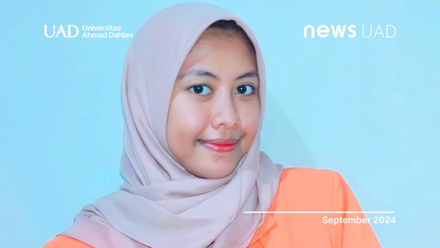 Ummi Maulida, Mahasiswi Prodi Ilmu Komunikasi Universitas Ahmad Dahlan (UAD) Juara 1 Lomba Essay FestGo 2024 (Dok. Zulfatin Nafisah)