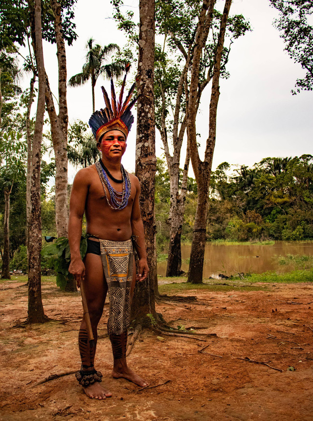 Ilustrasi suku di Amazon. Foto: Paulo Jr/Shutterstock