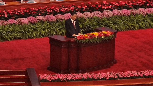 Presiden China Xi Jinping membuka Forum Kerja Sama China-Afrika (FOCAC) di Beijing. Foto: Nadia Jovita Injilia Riso/kumparan