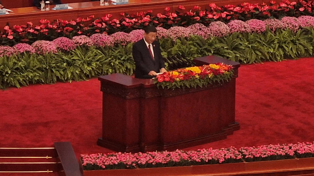 Presiden China Xi Jinping membuka Forum Kerja Sama China-Afrika (FOCAC) di Beijing. Foto: Nadia Jovita Injilia Riso/kumparan