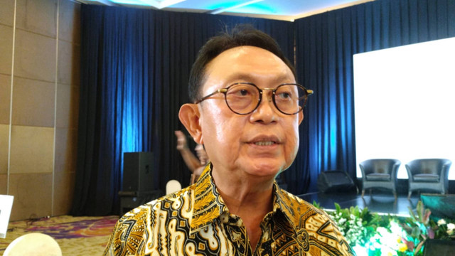 Ketua Umum Gabungan Pengusaha Kelapa Sawit Indonesia (Gapki) Eddy Martono di kawasan Rasuna Said, Jakarta Selatan, Kamis (5/9/2024).  Foto: Widya Islamiati/kumparan