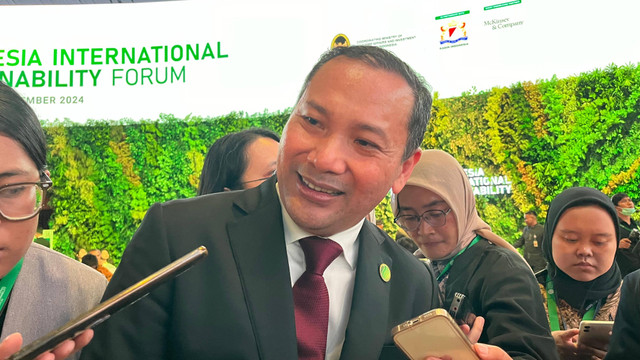 Deputi Bidang Koordinasi Infrastruktur dan Transportasi Kemenko Marves, Rachmat Kaimuddin ditemui saat Indonesia International Sustainability Forum 2024, Kamis (5/9/2024). Foto: Fariza Rizky Ananda/kumparan