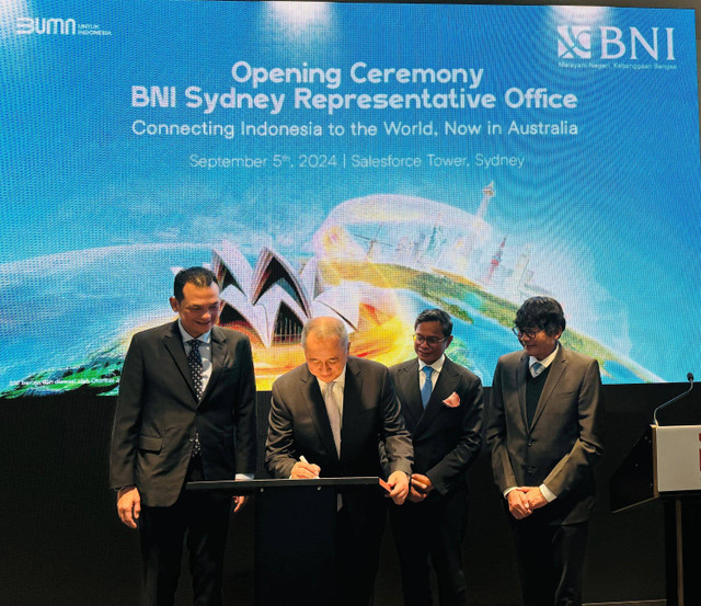 BNI buka kantor perwakilan di Sydney, Australia. Foto: Dok. BNI