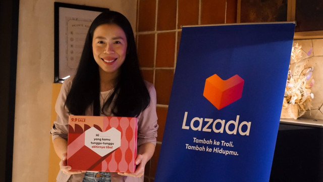 Head of Operations Lazada Indonesia Amelia Tediarjo di acara bincang media Lazada Mega Brand Sale 9.9.  Foto: dok. Lazada