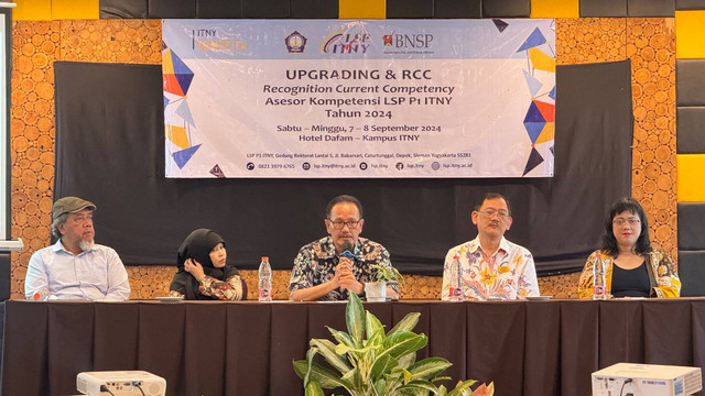 Upgrading dan Recognition Current Competency (RCC) yang diselenggarakan Institut Teknologi Nasional Yogyakarta (ITNY). Foto: Arif UT/Pandangan Jogja