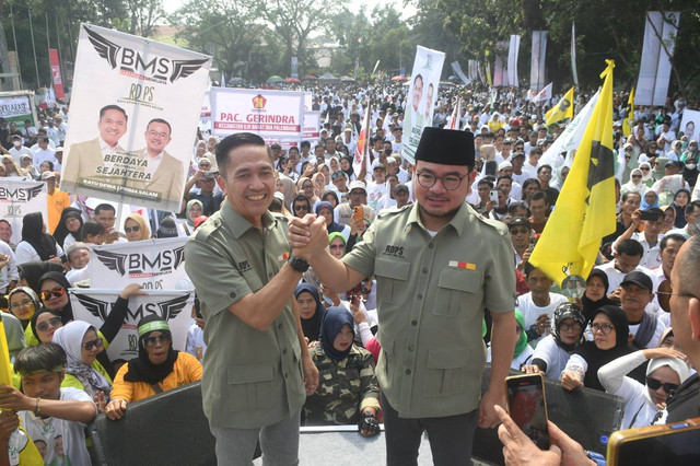 Pasangan bakal calon Wali Kota dan Wakil Wali Kota Palembang, Ratu Dewa-Prima Salam. (ist)