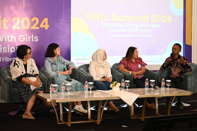 Acara diskusi Girls Summit 2024. Foto: Dok. Plan Indonesia