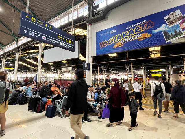 Suasana stasiun Yogyakarta. Foto: M Wulan