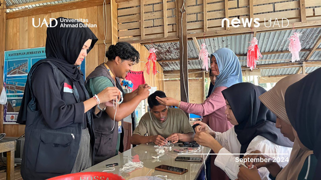 KKN ADi Universitas Ahmad Dahlan (UAD) adakan pelatihan pemanfaatan kerang laut di Wakatobi (Dok. KKN ADi UAD)