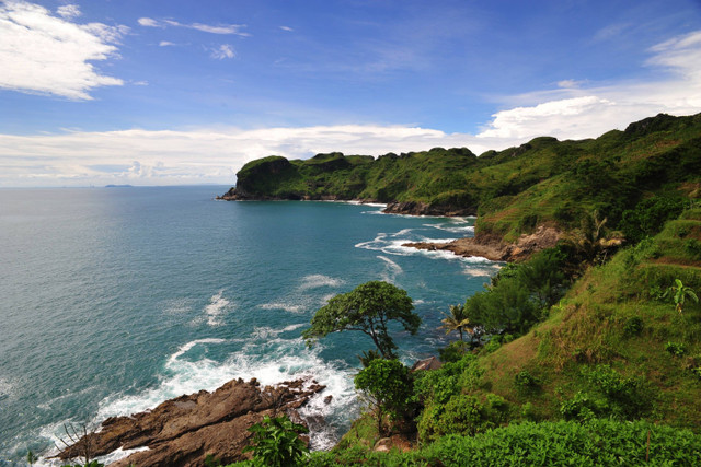 Ilustrasi salah satu site di Geopark Kebumen. Foto: Shutterstock