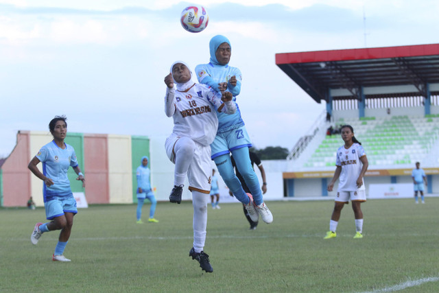 Pertandingan antara Sumatera Utara dan Bangka Belitung di PON 2024 di Stadion Mini Pancing, Deli Serdang, Senin (9/9/2024). Foto: Dok. Ahmad Maherdika/@fotobolakita