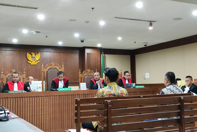 Sidang lanjutan kasus korupsi emas Antam di Pengadilan Tipikor Jakarta, Selasa (10/9/2024). Foto: Jonathan Devin/kumparan